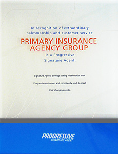 Progressive Signature Agent Award